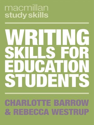 cover image of Writing Skills for Education Students